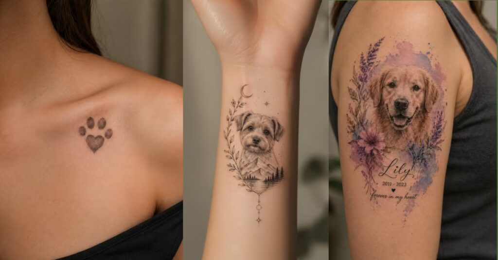 The Complete Guide to Pet Memorial Tattoos: Designs, Placements, and Meanings